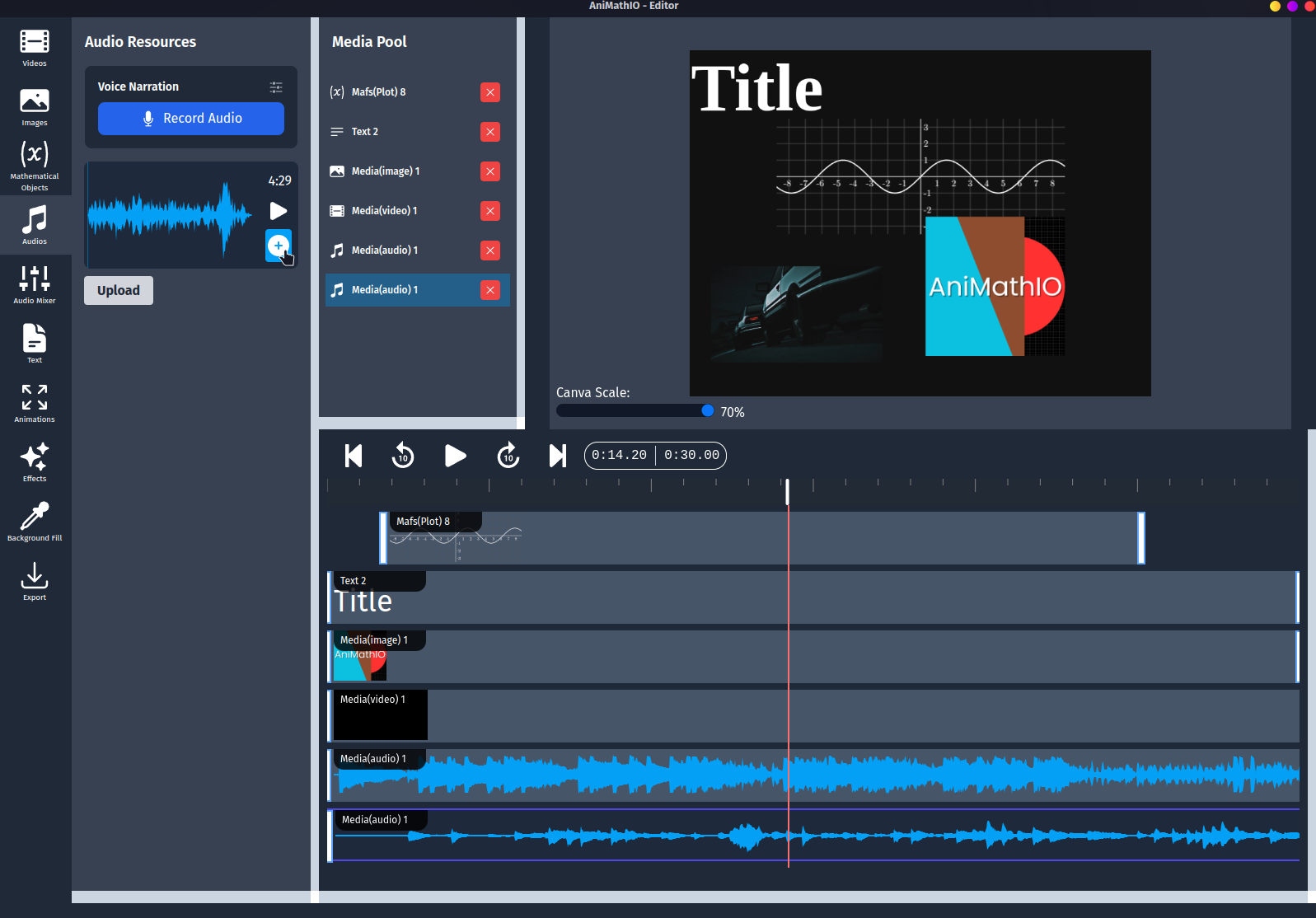 Adding Audio