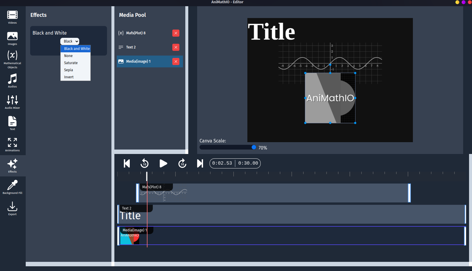 Adding Effects
