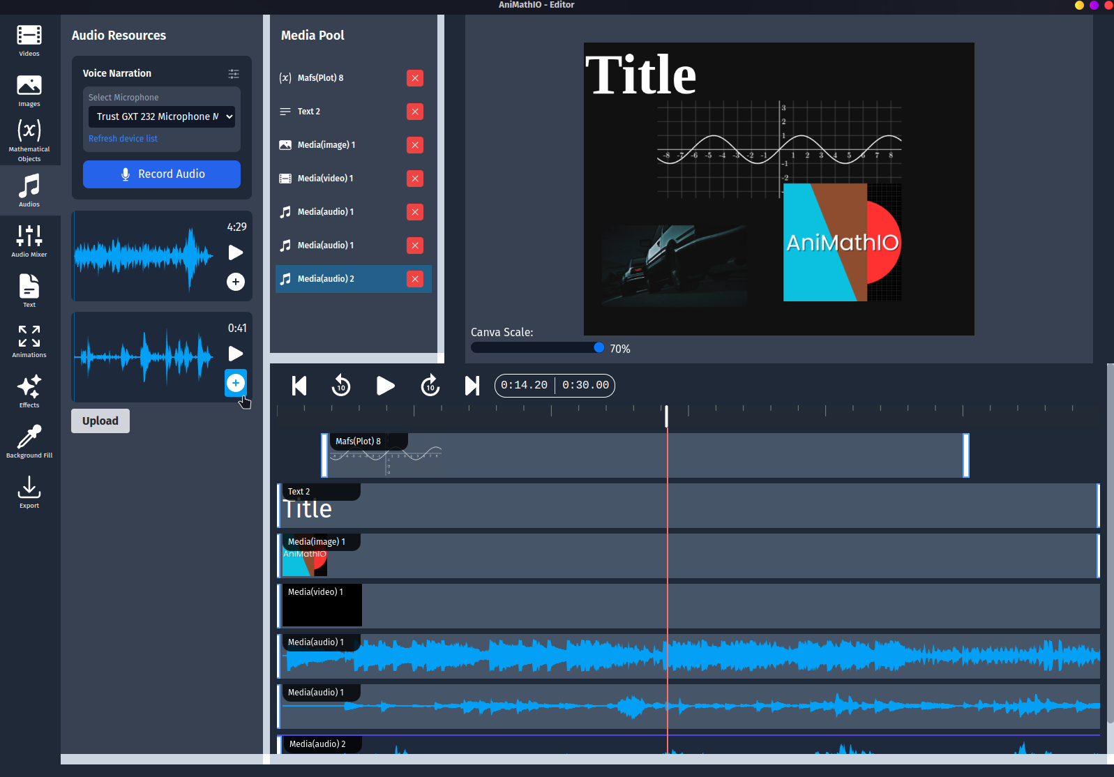 Adding Audio