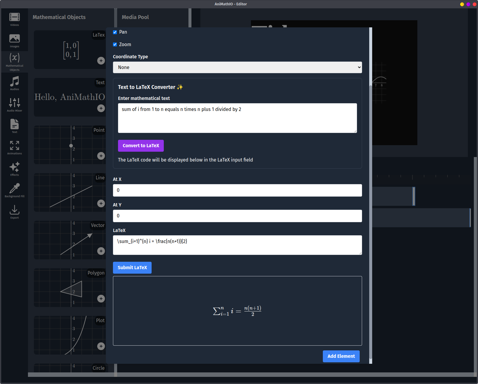 Text-to-LaTeX Conversion